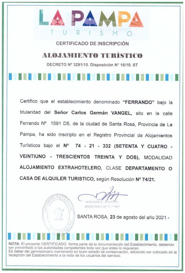 Departamentos Ferrando Διαμέρισμα Santa Rosa  Εξωτερικό φωτογραφία